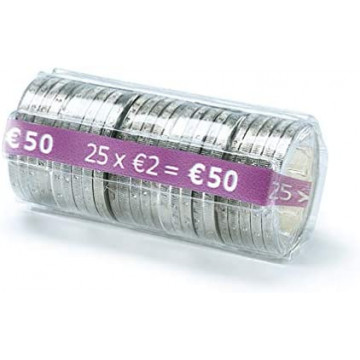 Paquet de 250 étuis monnaie 2,00 euro